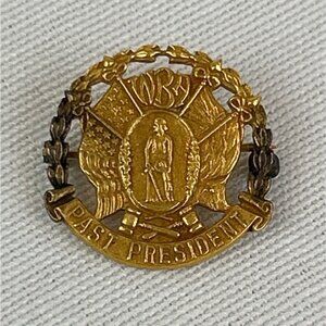 Vintage WBA Women's Bar Association Past President Pin 10K Gold Filled